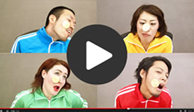 手を使わず早食い！