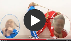 ストッキング相撲！